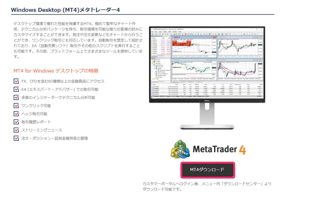 MILTON MARKETS　MY4利用手順２