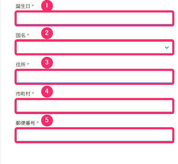 Exclusive Markets　口座開設方法２