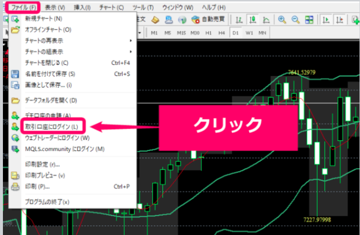 Exclusive Markets　MT4利用方法４