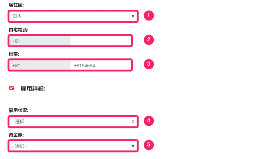 IronFX　法人口座開設６